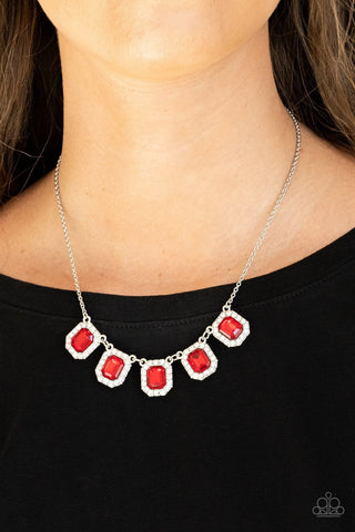 Paparazzi Necklaces - Pumped up Posh - Red – jewelryandbling.com